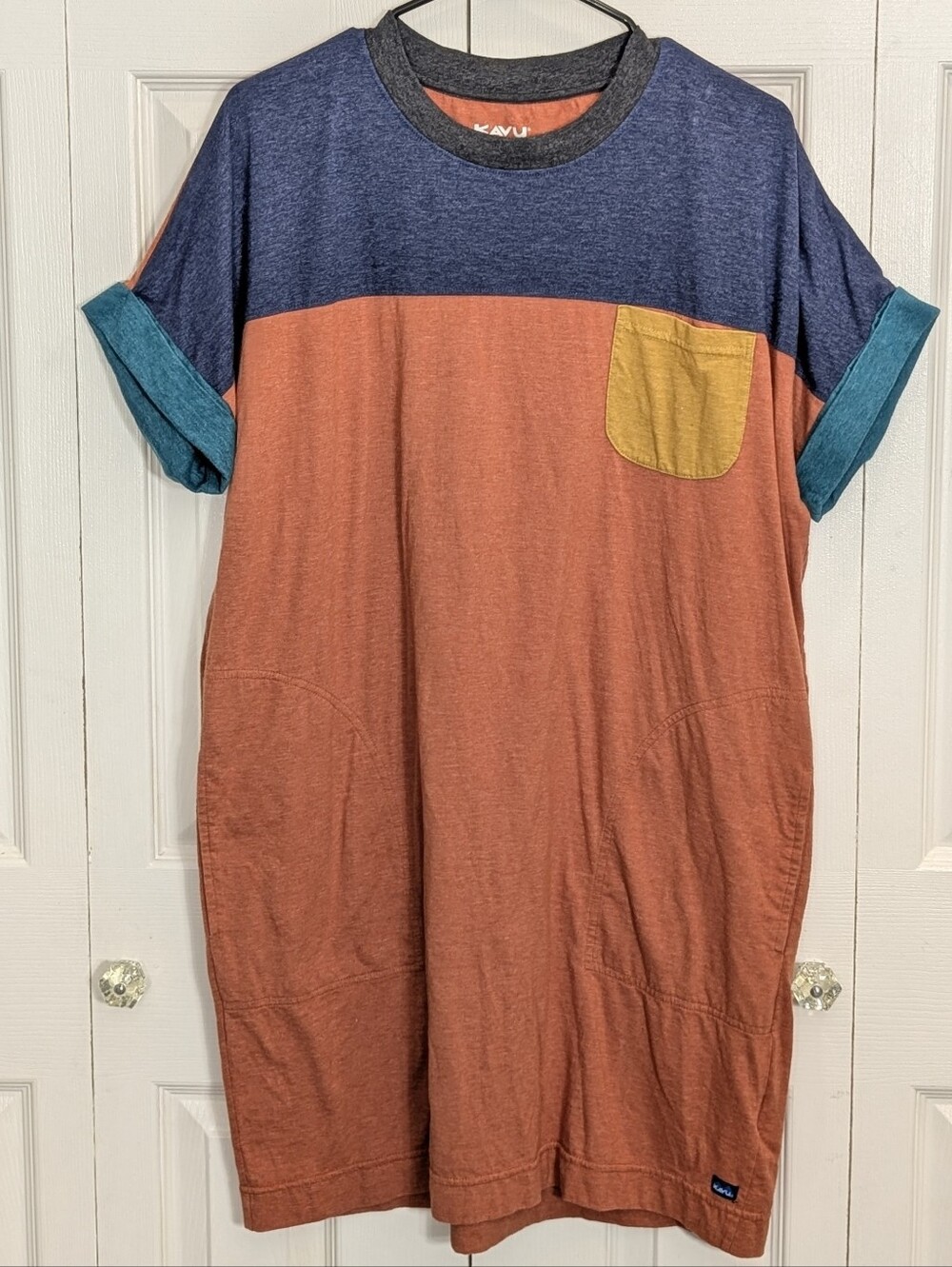 KAVU: Cut Back Tshirt Dress - Size Large
